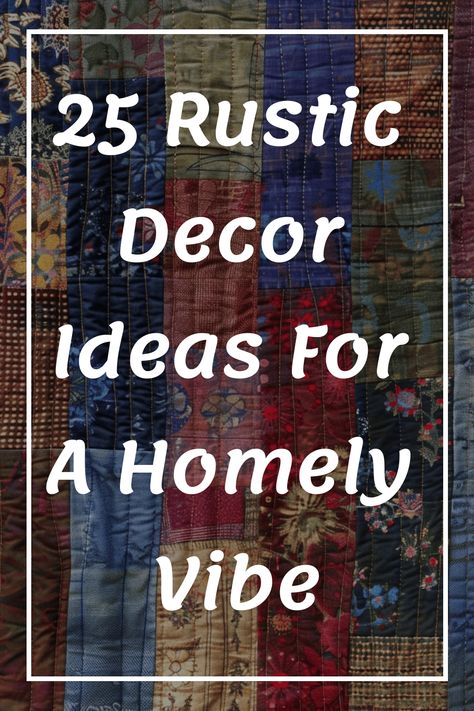 Discover 25 charming rustic decor ideas to bring a cozy and inviting vibe to your home. From warm wooden accents to vintage pieces, these decorating ideas will help you create a homely atmosphere that exudes comfort and style. Whether you're looking to revamp your living room, bedroom, or kitchen, these rustic decor ideas will inspire you to infuse charm and character into every corner of your space. Country Rustic Decor Farmhouse Style, Rustic Aesthetic Living Room, Rustic Ideas For Living Room, Rustic Home Decorating Ideas, Primitive Living Room Ideas Rustic, Cabin Bedroom Interiors, Hunters Lodge Decor, Rustic Wood Home Decor, Vintage Nordic Interior