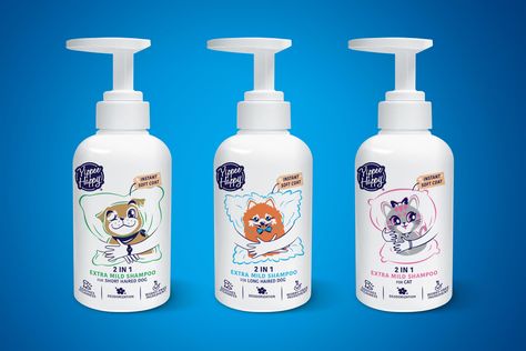 Pet Jar Packaging Design, Pet Shampoo Photography, Dog Shampoo Label Design, Pet Shampoo Packaging Design, Pet Head Shampoo, Pets And Owners, Shampoo Design, Shampoo Packaging, Pet Spray