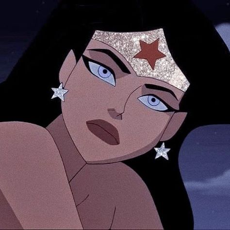 Justice League Unlimited Icons, Wonder Woman Justice League Cartoon, Dc Icons Aesthetic, Wonder Woman Cartoon, Wonder Woman Aesthetic, Prince Cartoon, Female Anatomy Reference, Justice League Wonder Woman, Justice League Unlimited