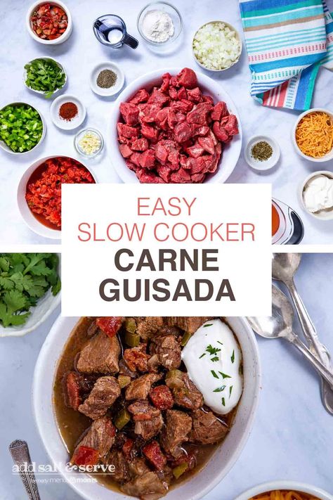 Carne Guisada Recipe Slow Cooker, Carne Guisada Slow Cooker, Beef Stew Meat Crock Pot Recipes, Carne Guisada Recipe Mexican, Crock Pot Stew Meat Recipes, Carne Guisada Recipe, Mexican Beef Stew, Mexican Stew, Crockpot Recipes Beef Stew