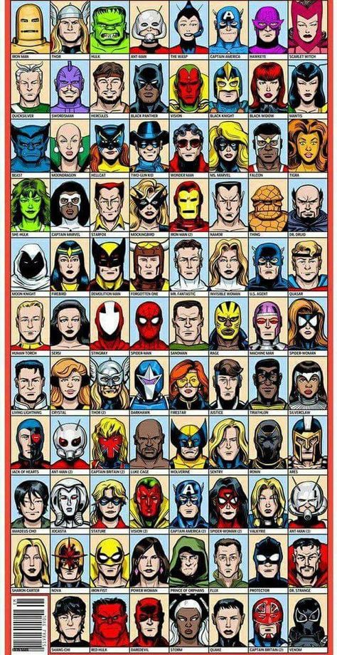 Cartoon Marvel Characters Art, Marvel Art Comics, Marvel Heroes And Villains, Marvel Superheroes Characters, Marvel Dc Crossover Art, Classic Avengers Marvel Comics, Dc Comics Variant Covers, Marvel Heroes Comics, Marvel Universe Characters