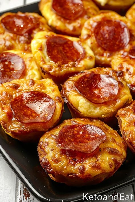 Keto Meals The Whole Family Will Eat, Keto Pizza Muffin Cups, On The Go Keto Lunch, Easy Carnivore Diet Recipes, Carb Friendly Breakfast, Carnivore Pizza Muffins, Keto Lunch Snacks, Carnivore School Lunch, Keto Junk Food