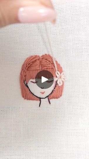 2M views · 148K reactions | Testing out new hair embroidery design ❤️🥰 I used linen fabric for my embroidery #embroidery #hairembroidery #creative #threadart #artvlog | Embroidery Art and Tutorials | Brent Bourgeois · Memories Are Forever Embroidery Knots, Memories Are Forever, Hair Embroidery, Thread Art, Hand Embroidery Stitches, Sewing Tips, Sewing Techniques, Embroidery Art, Sewing Hacks