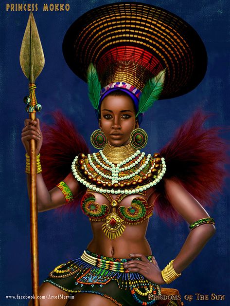 Zulu Women, African Goddess, African Princess, African Royalty, Clothing Art, Afrocentric Art, African People, Fantasy Book, African Queen