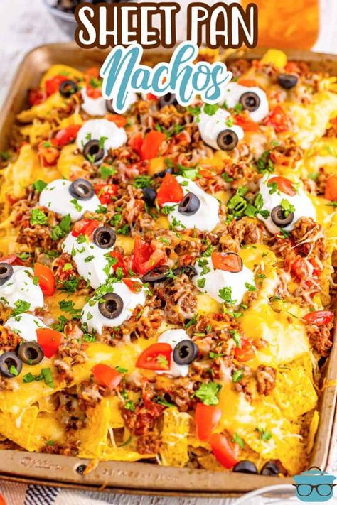 Recipes Using Nacho Cheese Sauce, Marry Me Nachos, Nacho Cheese Tacos, Nacho Board Ideas, Individual Nachos, Macho Nachos, Sheet Pan Nachos Recipe, Clemson Tailgate, Nacho Cheese Recipe