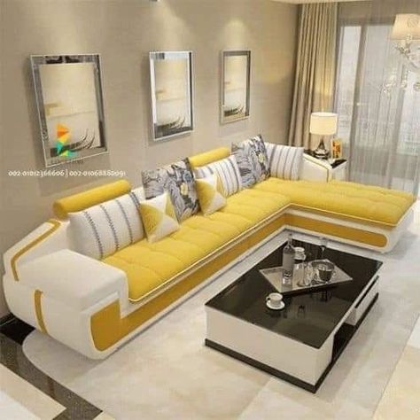 Modern Leather Sectional Sofas, Sofa Kulit, Furnitur Ruang Keluarga, Luxury Sofa Design, Corner Sofa Design, Modern Sofa Living Room, White Peacock, Sofa Bed Design, Set Sofa