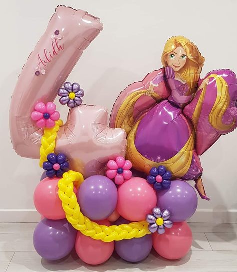 Disney Princess Balloon Bouquet, Princess Balloon Bouquet, Princess Balloon, Bobo Balloons, Balloons Bouquet, Princess Balloons, Edgy Nails, Princess Birthday Party, Balloon Bouquet