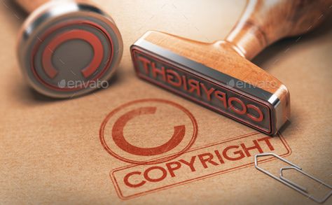 Copyright Symbol by Olivier_Le_Moal. 3D illustration of two rubber stamps with copyright word and symbol over kraft paper background, Concept of copyright...#illustration, #rubber, #stamps, #Copyright Copyright Page, Copyright Symbol, Book Catalogue, Mean People, Apple Books, Intellectual Property, Income Streams, Copyright Infringement, Library Of Congress