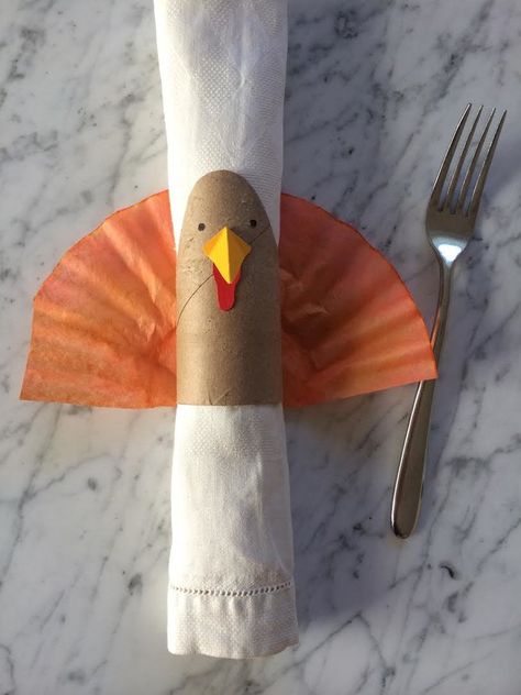 Turkey Napkin Rings, Kid Friendly Thanksgiving, Turkey Napkins, Thanksgiving Crafts For Toddlers, Thanksgiving Napkin Rings, Thanksgiving Kids Table, Marley Spoon, Thanksgiving Napkins, Diy Valentines Cards