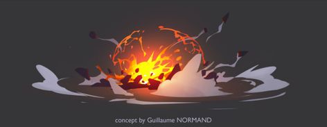 ArtStation - Stylized Fire Explosion (Unreal), Torak Vfx Concept, Fire Explosion, Unreal Engine, Visual Effects, Superhero Logos, Jordan, Art