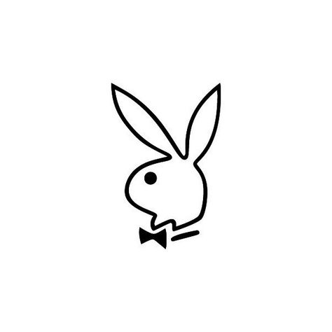 Bunny Tattoo Small, Playboy Bunny Tattoo, Playboy Tattoo, Stick Poke Tattoo, Cute Hand Tattoos, Bunny Tattoos, Tasteful Tattoos, Bff Tattoos, Cute Tiny Tattoos