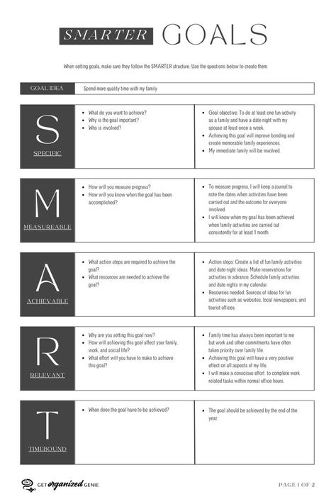 Smarter goals worksheet Smarter Goals, Smart Goals Worksheet, Tenk Positivt, Smart Goals Template, Goal Examples, Goals Template, Goals Worksheet, Goal Board, Goal Setting Worksheet