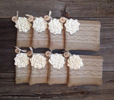 Rustic Wedding Party Favors, Rustic Wedding Alter, Rustic Burlap Wedding, Rustic Bridesmaids, Bridesmaid Clutch, Western Themed Wedding, Rustic Wedding Backdrops, Bridesmaid Clutches, Clutch Bag Wedding