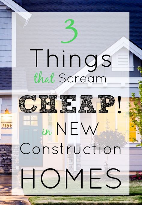 Dream Home Features Ideas, New Construction Cleaning Tips, Cleaning New Construction Home, Builder Upgrades You Should Do, Customizing Builder Grade Home, Spec Home Upgrades, Upgrading Builder Grade Home, New Construction Home Ideas, Custom Home Ideas