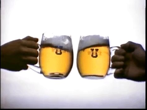 Popular GIF Beer Cheers, Friends Gif, Office Cleaning, Stickers Online, Home Cleaning, Cleaning Service, Newest Trends, Cool Gifs, Funny Gif