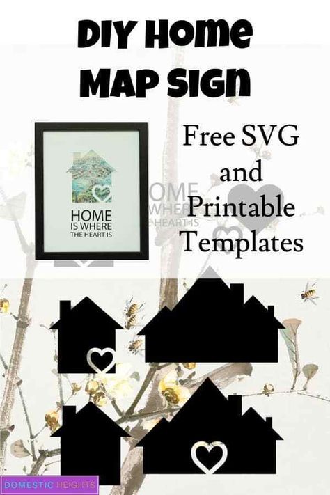 Free SVG for Cricut home map design template and tutorial Cricut House Warming Gift, Cricut New Home Gift Ideas, Diy Map Decor, Home Svg Free, New Home Svg, Front Entry Decor, Cricut Home Decor, Home Map Design, Customer Appreciation Gifts