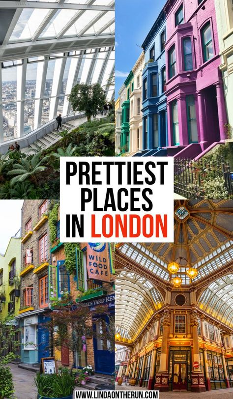 11 Beautiful Places in London You Should Not Miss | Prettiest places in London you must see | best things to do in London | London travel tips | what to see on your London itinerary Beautiful Places In London, Secret Places In London, Best Places In Portugal, Places In London, London Bucket List, Places In Portugal, London Itinerary, Vacation Photo, London Shopping