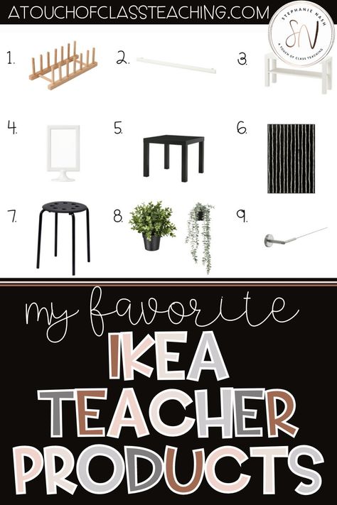 These are some of the best Ikea teacher finds for classroom management and organization. The Ikea teacher products I chose help keep my classroom organized and running smoothly all year long. Classroom Decor Organization, Ikea For Teachers, Ikea For Classroom, Teacher Ikea Must Haves, Ikea Teacher Desk, Ikea Teacher Hacks, Ikea Classroom Ideas Teachers, Ikea For The Classroom, Classroom Projector Setup