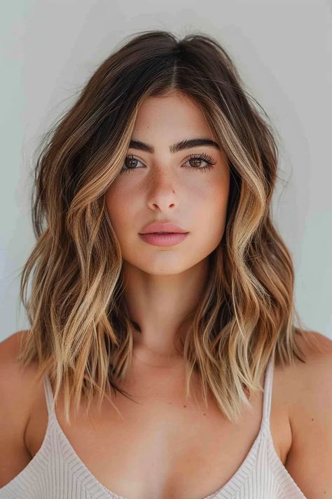 39 Beachy Waves Hairstyles for the Ultimate Sunkissed Look Beachy Waves Long Hair, Beachy Waves Hairstyles, Beachy Waves Short Hair, Angled Pixie, Light Ash Blonde Hair, Band Hairstyles, Beach Waves For Short Hair, Sunkissed Look, Rubber Band Hairstyles