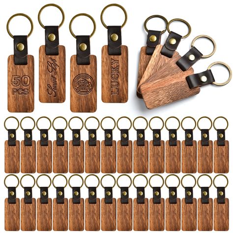 Wood Laser Projects, Lazer Engraver Ideas, Laser Engraving Ideas Projects, Laser Cut Gift Ideas, Laser Cut Gifts, Blank Keychain, Forge Ideas, Wood Engraved Gifts, Diy Laser Engraver