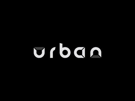 Urban by Olya Bo  On  Dribble Urban Logo Design Ideas, Urban Logo Design, Urban Logo, Logos Vintage, Logo Minimalista, Real Estate Logo Design, Typo Logo, Graphic Design Elements, Logo Design Ideas