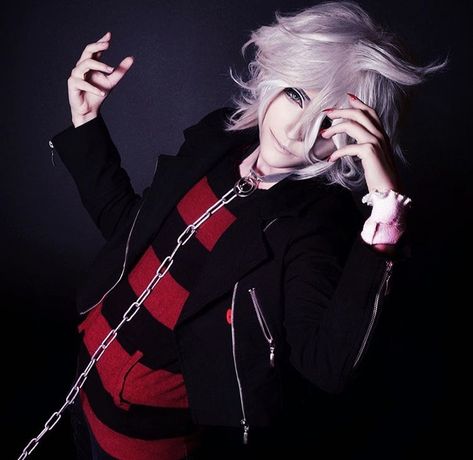 Nagito Komaeda Servant Nagito Cosplay, Nagito Cosplay, Hajime Danganronpa, Nagito Komaeda Cosplay, Danganronpa Chiaki Nanami, Luigi Cosplay, Nekomaru Nidai, Chiaki Nanami Cosplay, Nanami Cosplay