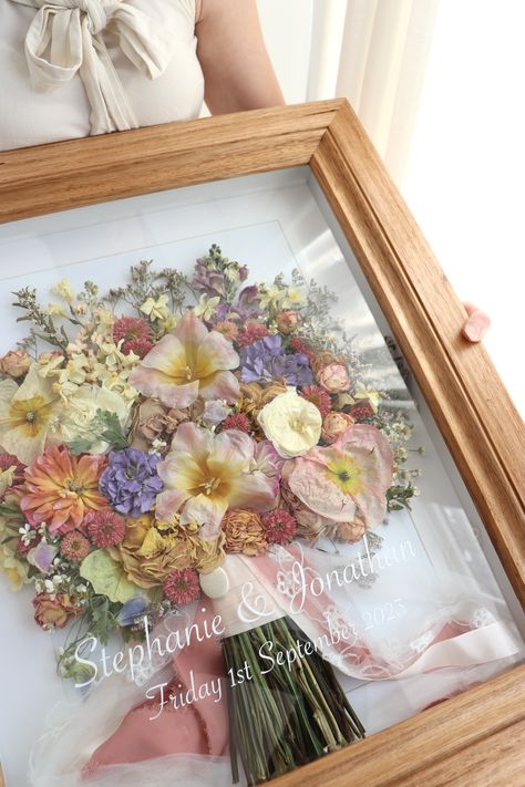 Preserved Wedding Flowers, Framed Flowers, Flowers Australia, Wedding Bouquet Preservation, Bouquet Preservation, Future Wedding Plans, Cute Wedding Ideas, Wildflower Wedding, Flower Box