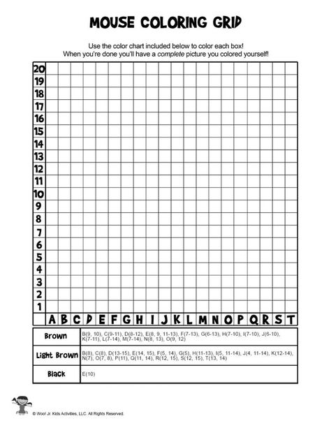 Animal Grid Coloring Pages | Woo! Jr. Kids Activities Coordinate Grid Activities, Grid Coloring Pages, Grid Coloring, Substitute Teacher Resources, Coloring Puzzle, Coordinate Grid, Puzzle Activity, Coordinate Graphing, Graphing Worksheets