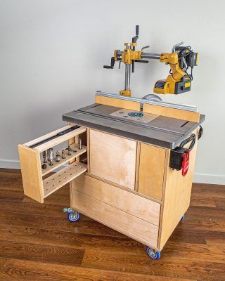 Install Floating Shelves for Your Bathroom | PT18G Brad Nailer | Arrow Making A Router Table, Build A Router Table, Router Bit Storage, Router Table Top, Benchtop Router Table, Build A Raised Garden Bed, Diy Router Table, Router Table Plans, Bit Storage