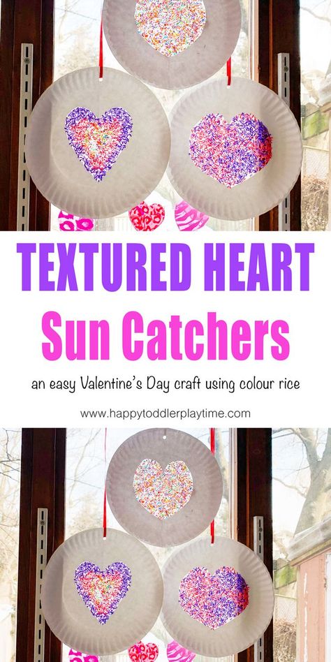 Valentine’s Day Craft Second Grade, Paper Craft For Toddlers, Contact Paper Craft, Sun Catcher Craft, Contact Paper Crafts, Valentine Preschool, Preschool Valentines Activities, Valentine's Activities, Toddler Songs