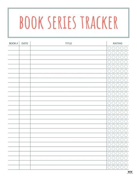 Choose from 15 unique book trackers to track books you've read, books in a series, or books you've checked out from the library. All FREE! Print from home! Book Series Tracker, Book Trackers, Series Tracker, Book Reading Journal, Book Tracker, Tracker Template, Free Books To Read, Reading Tracker, Book Challenge