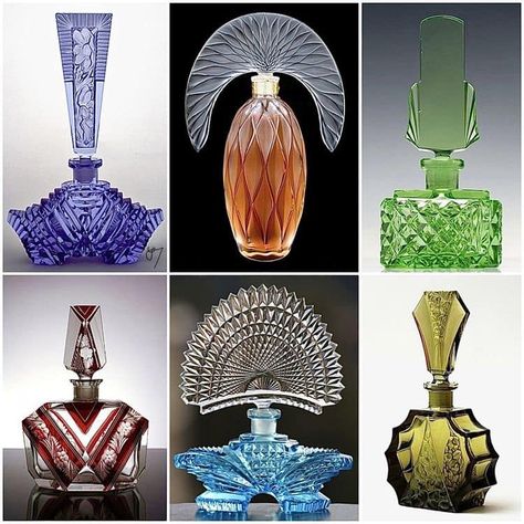 Empty perfume bottles