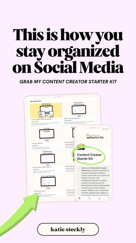 It's so hard learning and getting organized on social media when you're new to this - which is why I created this Content Creator Starter Kit. This includes everything from a content calendar (fit for ANY platform) to brand partnership and affiliate marketing trackers. 

✨ This is everything YOU need to turn your content creation into a well-oiled machine!

#socialmedia #socialmediatips #socialmediastrategy #contentcreator #contentcalendar #notiontemplate #notiontemplates Instagram Course, Content Calendar Template, Planner Tracker, Content Calendar, Planning And Organizing, Content Calendars, Custom Templates, List Template, Goals Planner