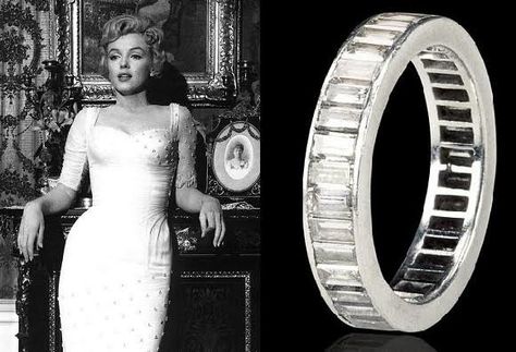 Marilyn Monroe Engagement Ring, Marilyn Monroe Wedding Ring, Marilyn Monroe Ring, Statement Wedding Ring, Marilyn Monroe Wedding, Elizabeth Taylor Diamond, Beckham Football, Famous Engagement Rings, Justin Love