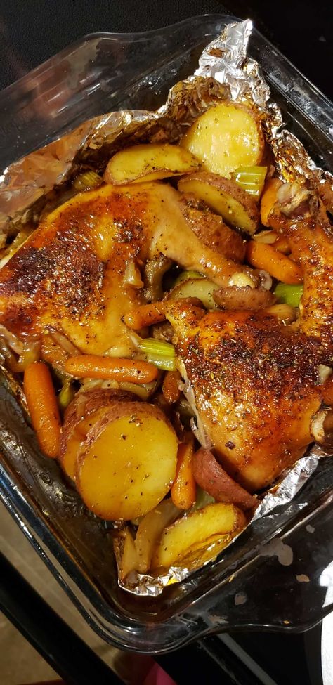 Baked Chicken Quarters, Baked Chicken Leg Quarters, Roasted Chicken Leg Quarters, Crispy Baked Chicken Legs, Chicken Legs Recipes, Chicken Quarter Recipes, Huge Chicken, Chicken Leg Quarter Recipes, Roasted Chicken Legs