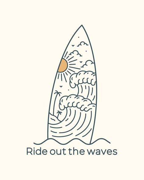 Beach Graphic Shirt, Surf T Shirt Design, Surf Shirt Design, Beach T Shirts Design, Beach Logo Design Ideas, Tshirt Drawing Ideas, Tshirt Designs Ideas, Surf Design Graphic, Wave Graphic Design