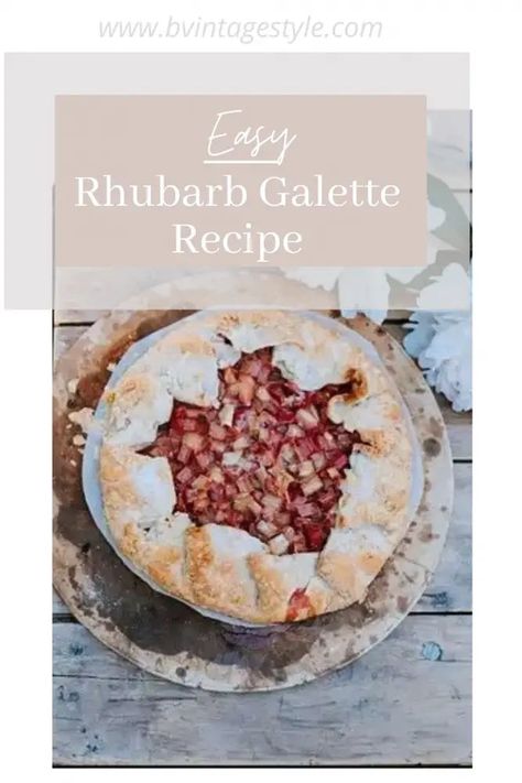 Healthy Rhubarb Recipes, Rhubarb Galette, Fresh Rhubarb, Galette Recipe, Spring Fruit, Frozen Pie, Rhubarb Recipes, Just Bake, Triple Sec