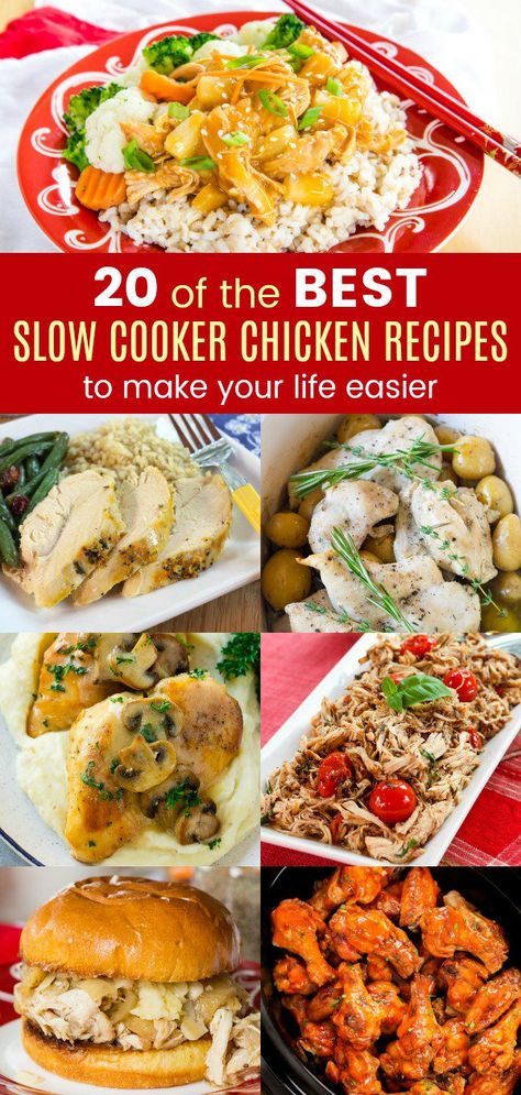 Chicken Slowcooker, Easy Slow Cooker Chicken, Diy Easy Recipes, Chicken Crockpot, Crockpot Cooking, Crockpot Dishes, Best Slow Cooker, Chicken Slow Cooker Recipes, Dinner Easy