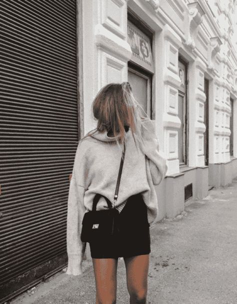 Even On My Island, Its Cold Asf! I Need A #sweater And Pref... | Z-Me Zaful Community Winter Date Night Outfits, Street Style Bags, Knit Wear, Swing Dancing, Double Denim, Knit Sweaters, Looks Street Style, Fashion Blogger Style, Looks Black