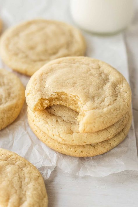 Small Sugar Cookie Recipe, Small Cookies Recipe, Sugar Cookie Recipe Small Batch, Soft Chewy Sugar Cookies, Small Batch Sugar Cookies, Soft Batch Cookies, Small Batch Cookie Recipe, Soft Chewy Cookies, Chewy Sugar Cookie Recipe