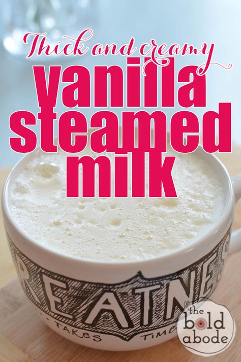 Vanilla Steamer, Morocco Recipes, Steamed Milk, Warm Drinks, Sweet Heat, Winter Drinks, Espresso Martini, Smoothie Drinks, Cannoli