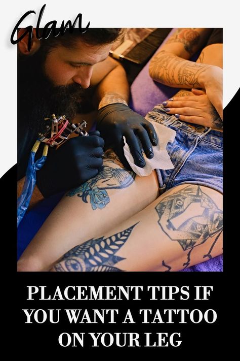 To anyone wondering about the most ideal location for a first-time tattoo, legs are a good idea. But where exactly on your leg should you get the tattoo? #tattoos #tattooideas #tattooinspo #legtattoos Leg Tattoo Placements, First Time Tattoos, Leg Tattoo, Tattoo Placement, Get A Tattoo, A Tattoo, Leg Tattoos, Tattoo On, Cool Tattoos