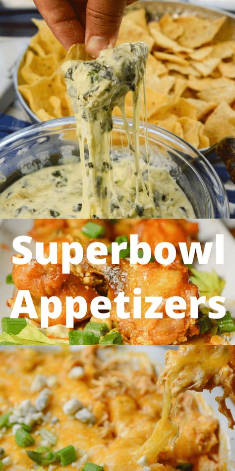 Super Bowl Appetizers #InstantPot #Airfryer #Appetizers Fancy Superbowl Food, Super Bowl Apps, Superbowl Party Food Easy, Bowl Desserts, Super Bowl Appetizers, Superbowl Food Appetizers, Bacon Wrapped Appetizers, Super Bowl Menu, Easy Super Bowl