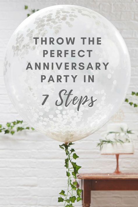 20th Anniversary Party Decorations, 40th Wedding Anniversary Party Ideas Diy, Ideas For 50th Anniversary Party, 30 Year Anniversary Party Decorations, How To Throw A 50th Anniversary Party, Anniversary Party Planning, 20th Wedding Anniversary Decorations, Anniversary Party Ideas 20 Years, 25th Anniversary Party Ideas For Parents