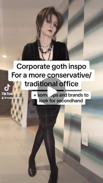 Goth Daily Outfit, Witch Office Outfit, Corporate Grunge Outfits, Business Goth Work Outfits, Goth Corporate Work Outfits, Corporate Witch, Corp Goth Work Outfits, Goth Office Fashion, Corporate Emo