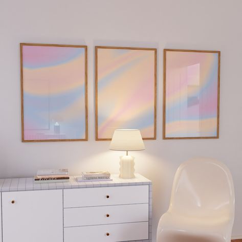 Grainy Gradient, Chambre Inspo, Gradient Art, Aura Poster, Gradient Print, Art Minimal, Room Makeover Bedroom, Room Makeover Inspiration, Trendy Wall Art