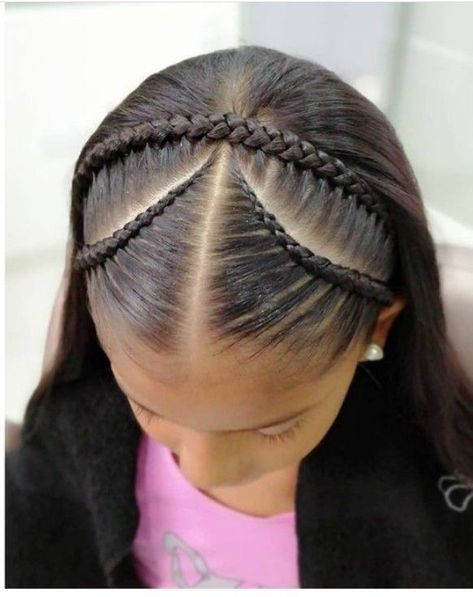 Small Braid Hairstyles, Braid Ideas For Long Hair, Latina Braids Hairstyles, Preschool Hairstyles, Lil Girl Hairstyles Braids, Girl Hair Dos, Kids Curly Hairstyles, Lil Girl Hairstyles, Toddler Hairstyles Girl