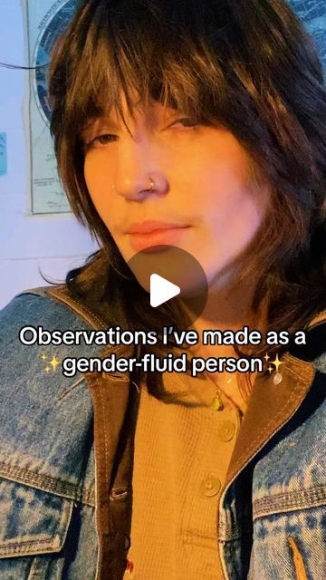 126K views · 33K likes | august_skyz on Instagram: "My ‘PERSONAL’ observations as a  ✨Gender-fluid Person✨ . . .  #genderfluid #fyp #theythem #fy #hehim #sheher #trans #transgender #nonbinary #enby #lgbtq #fem #masc #feminineenergy #masculinity #genderexpression #foryou" Gender Fluid Person, Fem Nonbinary Aesthetic, Gender Fluid Clothes, Gender Fluid Style, Trans Masc Style, Gender Disphorphia, Gender Fluid Character, Trans Advice, Gender Fluid Outfit