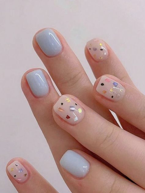 21 Summer Nail Designs For Short Nails - Lauren Erro Nail Design Gold, Purple Nail, Her Nails, Black Nail, Toe Nail Art, Stick On Nails, Chic Nails, Artificial Nails, Nail Trends