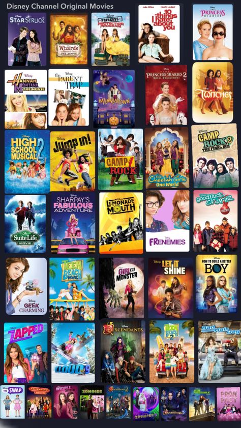 Favs #childhood #childhoodmovies #childhoodnostalgia #childhoodmemories #favorite #fav #favmovie #favoritemovies #favoritemovie #disneychannel #disneychanneloriginalmovie #dcom #dcoms Disney Channel Movies List, Sausage Party Movie, Disney Channel Original Movies, Geek Charming, Disney Camping, Teen Series, Spongebob Pics, Disney Channel Movies, Movie Hacks